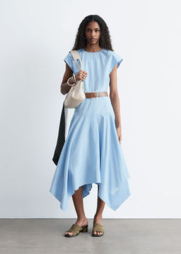Vestido midi en popelina de algod?n - H&m фото 2