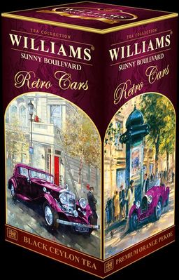 WILLIAMS. Retro Cars. Sunny Boulevard 200 гр. карт.пачка