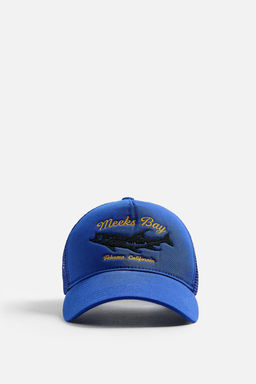 CAP WITH CONTRAST EMBROIDERY - Zara фото 5