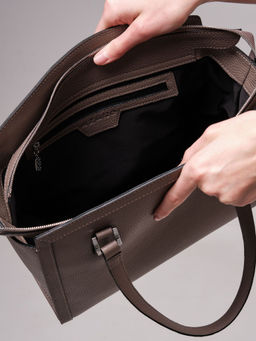 Сумка кожаная Azaro 30690 тауп