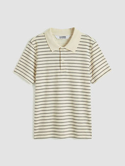 Polo Yaka ?izgili Erkek ?ocuk Ti??rt ve Pantolon