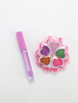 Косметика детская в сумочке «Ты прекрасна» для девочек: блеск прозрачный 10 г, тени 4 цвета, МИКС