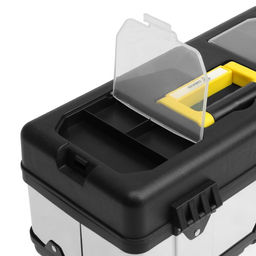 Ящик для инструментов DEKO DKTB30, металлический корпус и замки, 16", 410 х 215 х 185 мм