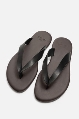 LIMITED EDITION LEATHER SANDALS - Zara фото 4