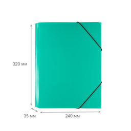 Expert Complete Classic Папка на резинке A4 500 мкм 35 мм песок 5 шт. зеленый ЕС2344453