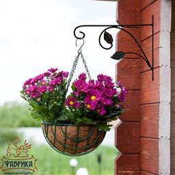 Кронштейн для цветов 52-049 - Фабрика интерьерной ковки фото 2