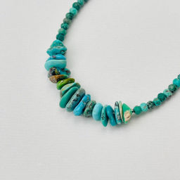 Браслет из Хризоколлы и Бирюзы 18 см +