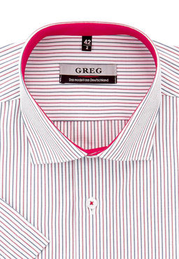 Сорочка мужская короткий рукав GREG 161/109/939/Z/1