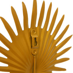 Цена за 6 шт. Крючок интерьерный металлический "ЛОФТ ТАМБЛ", фритатта, цвет золото, 15*19см