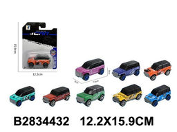 Металл. модель 7,5см "Внедорожник" (2834432) 8 видов в ассорт., в блистере 15,9*12,2см