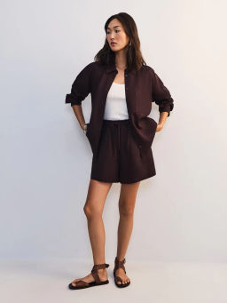 Льняная блуза свободного кроя ZR2605012008-27 / Zarina