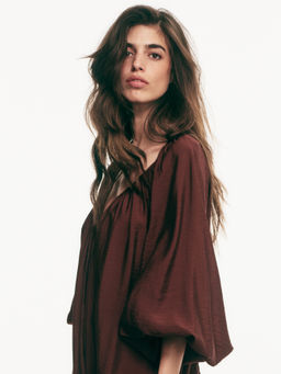 Vestido t?nica oversize - H&m фото 5