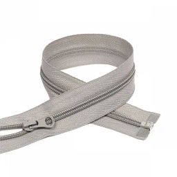 Молния Mzip пласт. спираль №5-N 40см цв.F310 св.серый уп.10шт