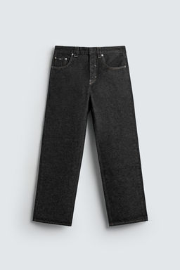COTTON - LINEN STRAIGHT FIT JEANS - Zara фото 8