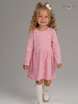 Платье Элла астра на пудре