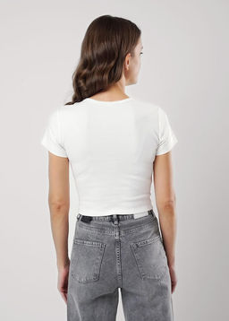 CLE Футболка жен. 256672р молочный - Clever wear фото 4