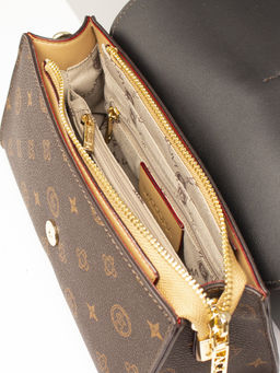 LАСCOMA сумка АС130-фигурки-кофе-рыжий эко кожа-канва - Laccoma фото 4