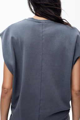 WASHED INTERLOCK T-SHIRT - Zara фото 21