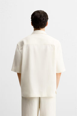 VISCOSE AND JUTE SHIRT - Zara фото 3