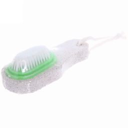 Цена за 6 шт. Пемза для ног "Pedicure", со щеткой, цвет в ассортименте, 11,5*4,5см, 14гр