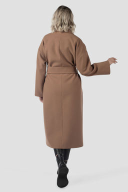 01-12005 Пальто женское демисезонное (пояс)