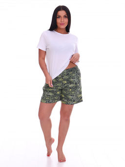 №26 Шорты кулирка (Оливковый)