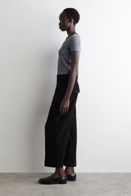 PANTALONES CROPPED DE PANA - H&m фото 2