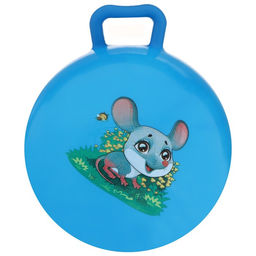 Мяч детский с ручками, d=15 см, МИКС