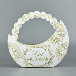 Коробка подарочная на Рамадан, Eid Mubarak, тиснение, 23×21×5 см