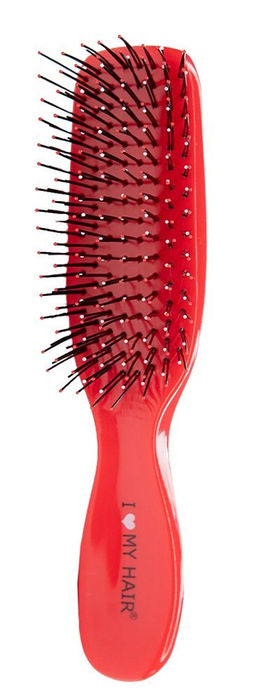 ILMH Spider 1503S Красная глянцевая Щетка для бережного распутывания волос, 17 см - I love my hair фото 3