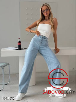 Джинсы с высокой посадкой