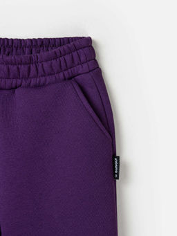 Джоггеры Фиалка с карманами утепленные - Bungly фото 3