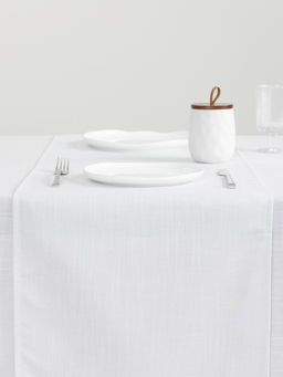 Дорожка настольная, 40х160 см, полиэстер, бело-серебристая, Floe - Anna lafarg фото 3