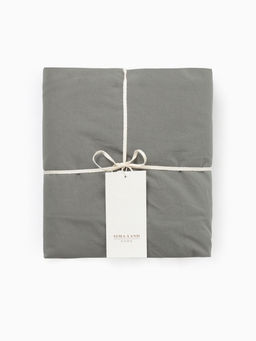 Простыня на резинке евро SL Home Cotton, 200200+30 см, тёмно-зелёная, жатый хлопок - Sima-land home фото 8