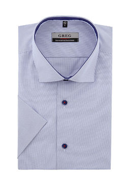 Сорочка мужская короткий рукав GREG 214/109/1125/ZV/1p  фото 2