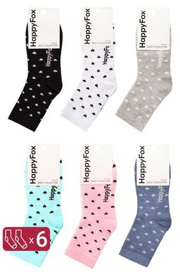 Набор женских носков 6 пар Happy Fox