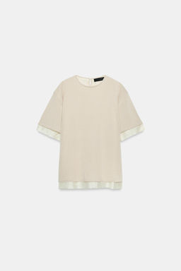TOP COMBINADO PUNTO / Beige claro - Zara фото 8