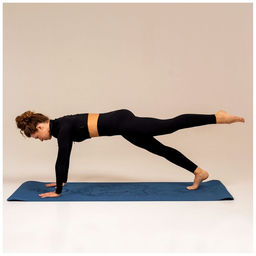 Коврик для фитнеса и йоги Sangh Moon, нескользящий, 183×61×0.6 см, синий