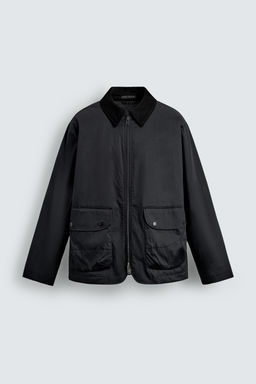 CONTRAST COLLAR PARKA - Zara фото 8