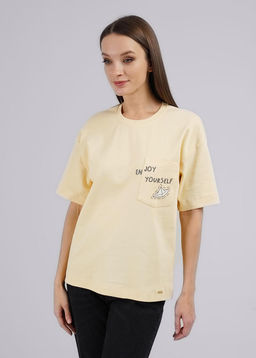 CLE Футболка жен. 246486рр_п ванильный - Clever wear фото 4