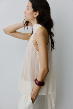 Top de gasa con cuello fular - H&m фото 7