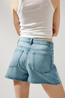 TRF DENIM SKORT - Zara фото 5