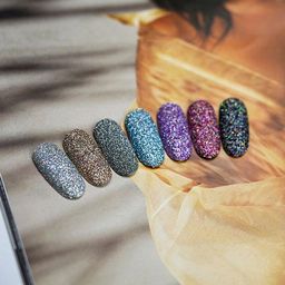 Светоотражающий глиттер Flash Glow Blue - Patrisa nail фото 2