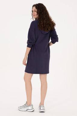 Kad_n M_rd_m Modal Kar___ml_ Mini Boy Kap__onlu Sweatshirt Elbise - U.s. polo assn фото 4