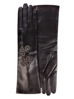 Перчатки женские ш+каш. F-IS0018 black - Eleganzza фото 4