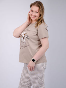 Пижама "Вивианна 2" брюки, трикотаж