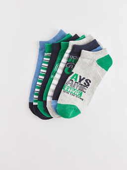 Desenli Erkek ?ocuk Patik ?orap 7li