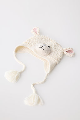 100% WOOL SHEEP HAT LIMITED EDITION - Zara фото 2