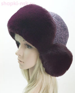 Нон-стоп шерсть ладен Ушанка женская (55-58)