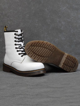 04-10072004 WHITE Ботинки зимние женские (натуральная кожа, натуральный мех)